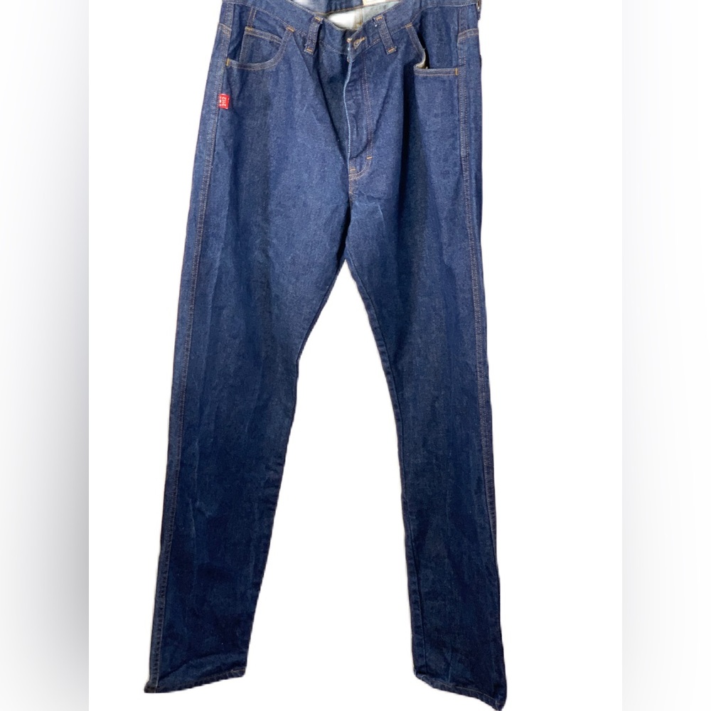 Reed FR Mens 36X34 Blue Denim Flame Resistant Work Jeans  Cat 2 2112. EUC